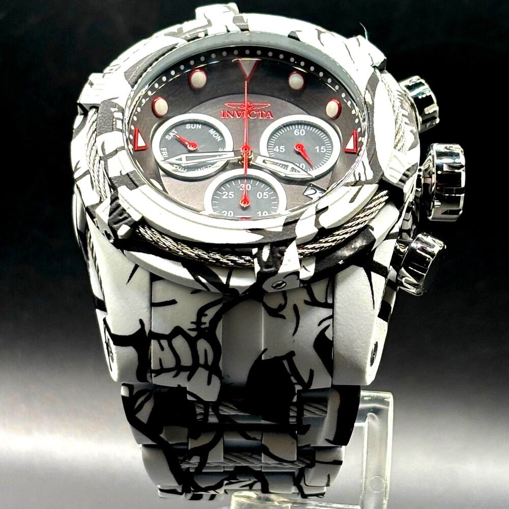 Invicta Bolt Zeus 43859 Chronograph 53mm Aqua Plated Men’s Watch 200M - Picture 15 of 17